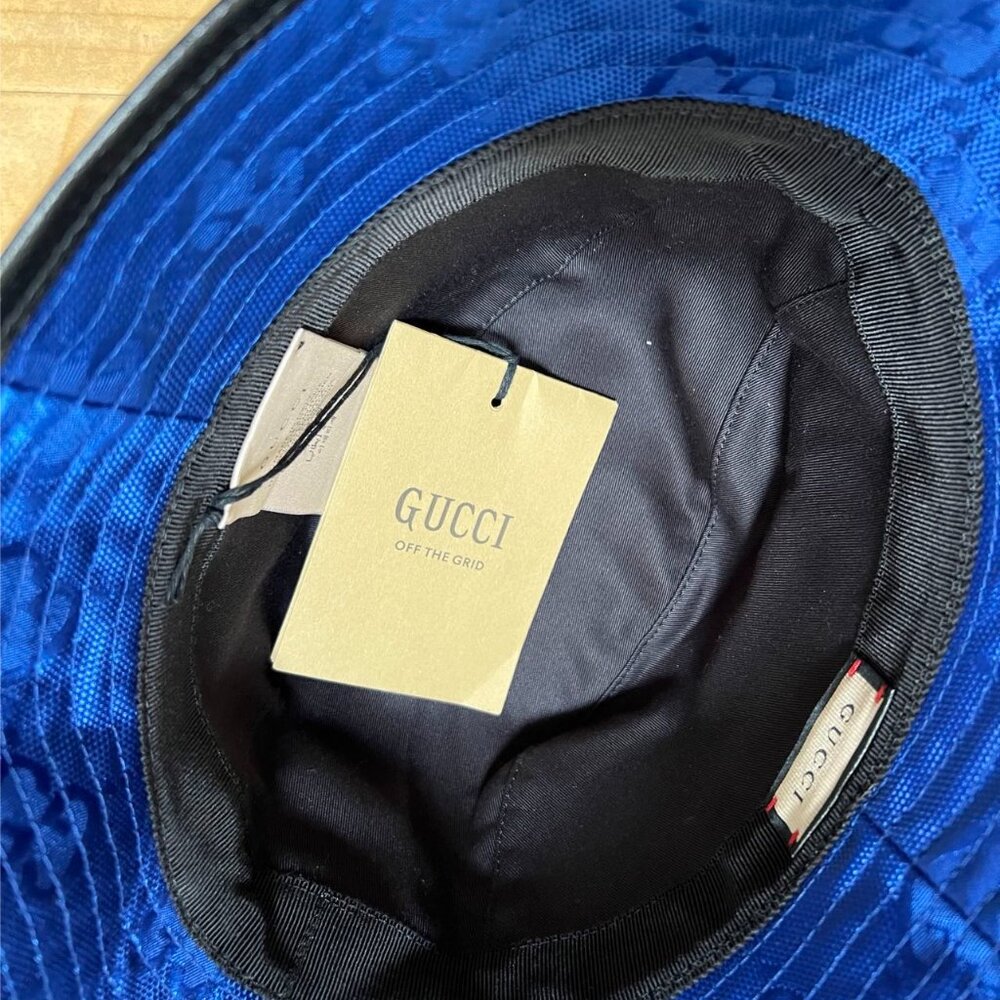Gucci Off The Grid Bucket Hat Blue - Picture 9 of 11